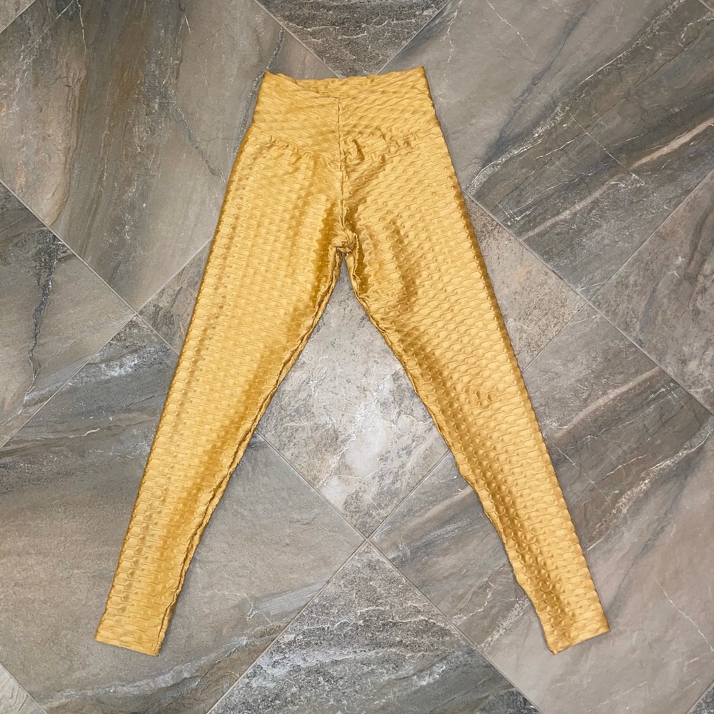 *NEW* Chrome leggings gold